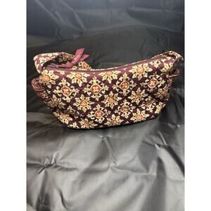 Vera Bradley Maggie Shoulder Bag Medallion Quilted Cotton Retired Print